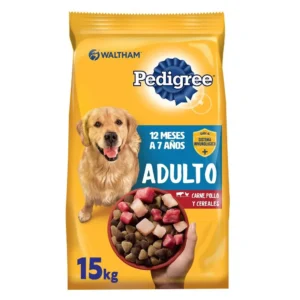 Alimento perro adulto Pedigree carne, pollo y cereales 15 Kg