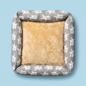 Cama Pequeña con Diseño Divertido para Mascotas
