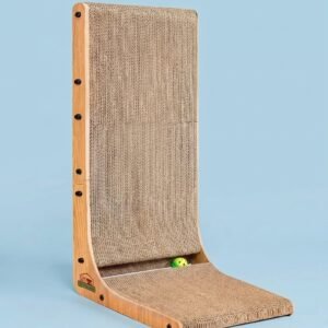 Rascador Vertical Para Gatos En Forma De L Carton Corrugado